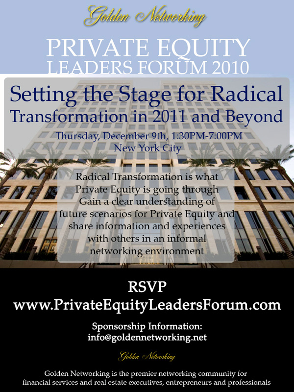 2nd Private Equity Leaders Forum